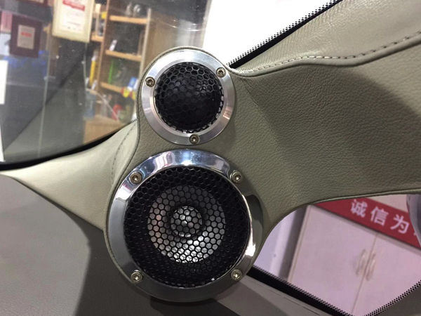 三分频倒模在A柱上