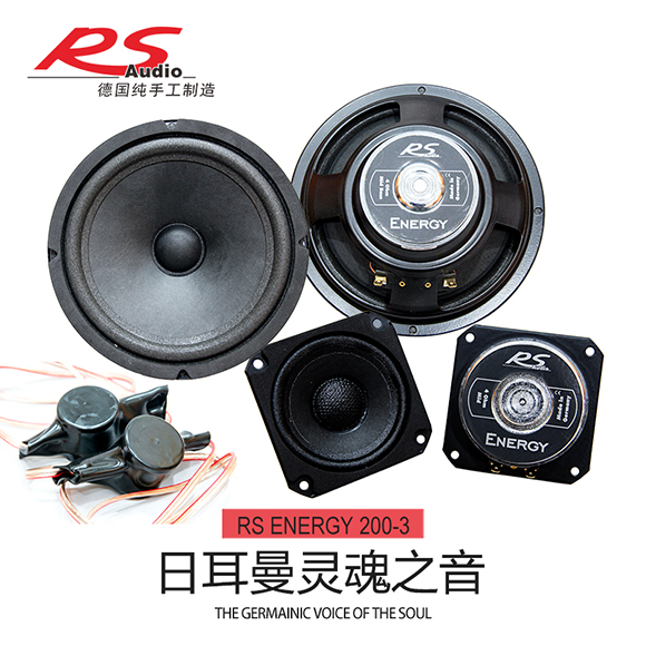 德国RS能量Energy 200-3三分频套装喇叭
