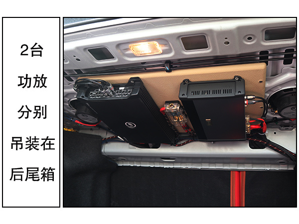 常州道声本田思域汽车音响隔音改装 